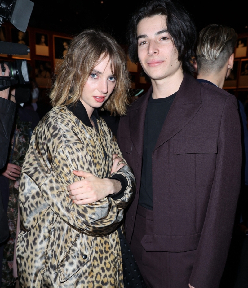 Maya Hawke and Spencer Barnett | Alamy Stock Photo by Jerome Domine/ABACAPRESS