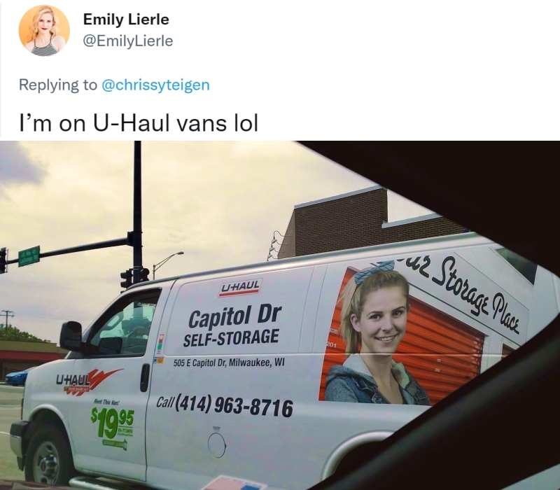 She's Hauling All Over | Twitter/@EmilyLierle