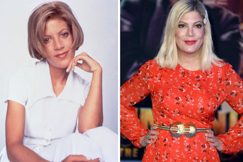 Tori Spelling | Alamy Stock Photo by Moviestore Collection Ltd & Getty Images Photo by Jon Kopaloff