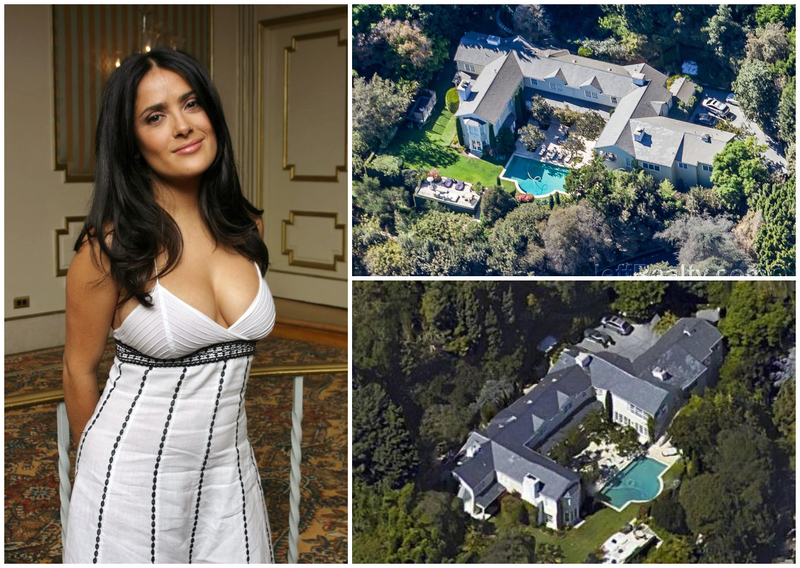 Salma Hayek- $13 Million, Bel Air | Getty Images Photo by Piyal Hosain