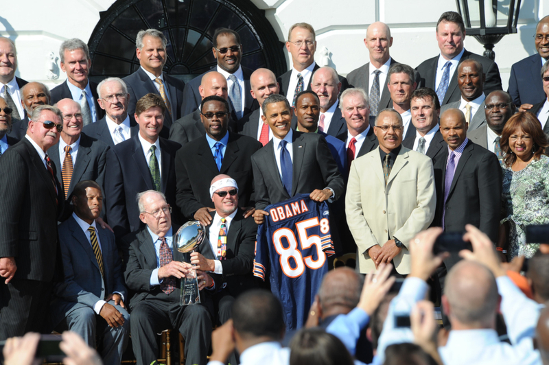 Chicago Bears: Barack Obama | Alamy Stock Photo