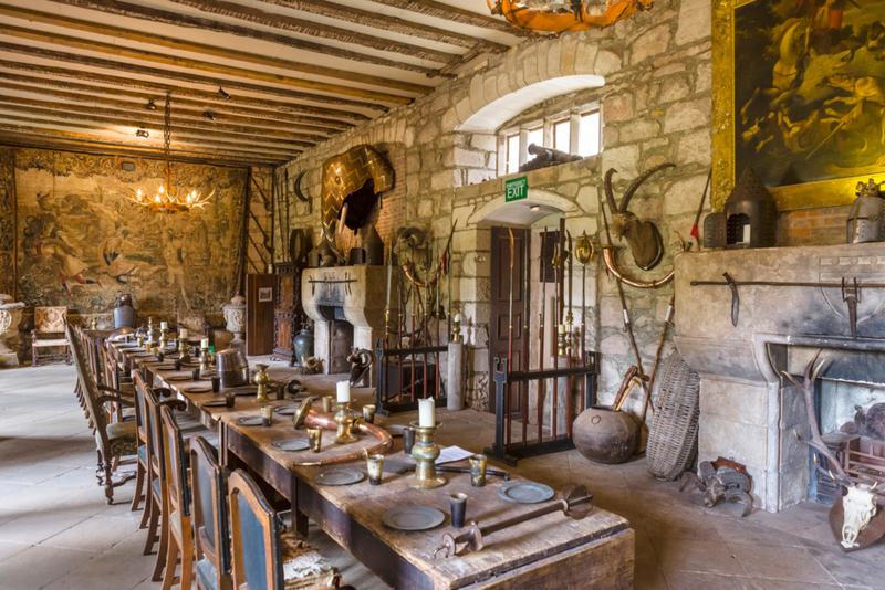 Chillingham Castle in Northumberland, England | Alamy Stock Photo by Ian Dagnall