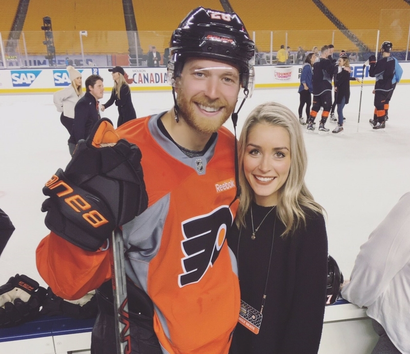 Claude Giroux & Ryanne Breton | Twitter/@ryannegiroux