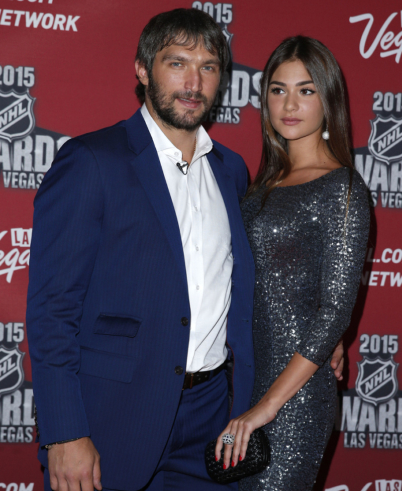 Alexander Ovechkin & Anastasia Shubskaya | Alamy Stock Photo by WENN Rights Ltd