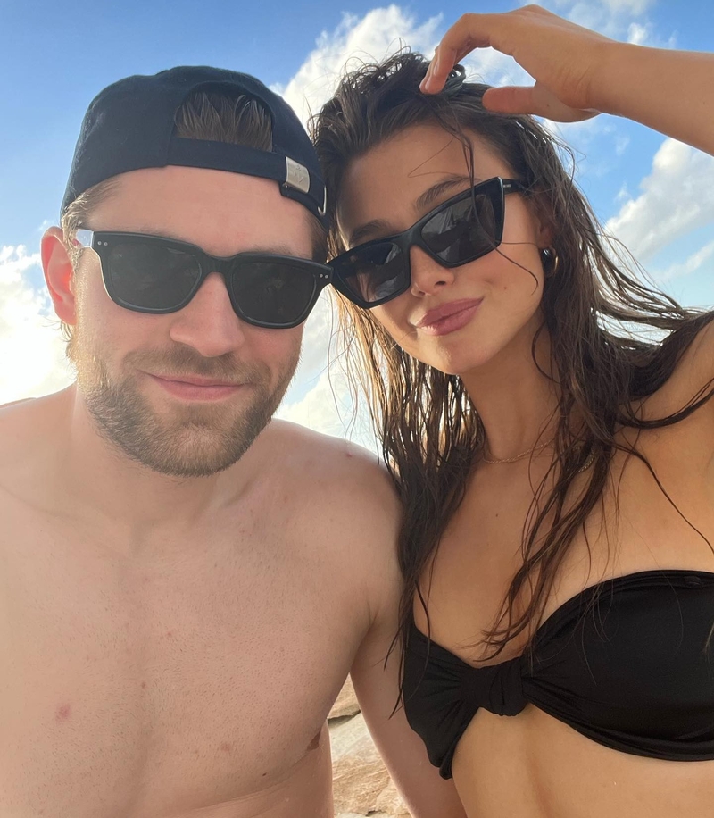 Leon Draisaitl and Celeste Desjardins | Instagram/@drat_29