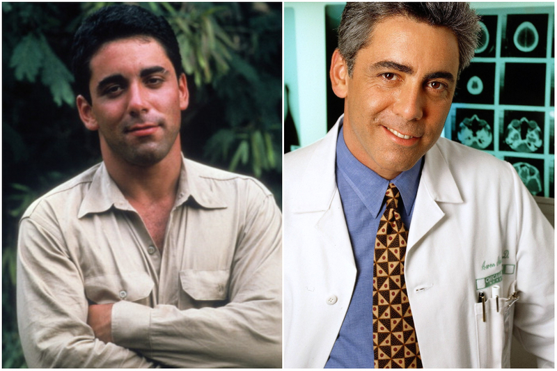 Alan Arkin (42) & Adam Arkin (42) | Getty Images Photo by Michael Ochs Archives & Alamy Stock Photo by Maximum Film