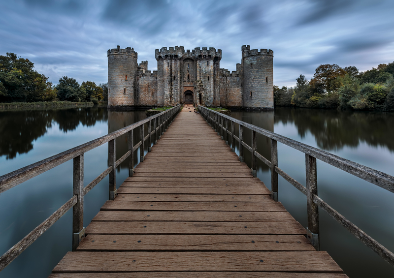 The Bodiam Castle in England | Alamy Stock photo