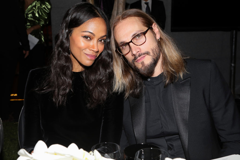 Zoe Saldana & Marco Perego | Getty Images Photo by Victor Chavez/amfAR