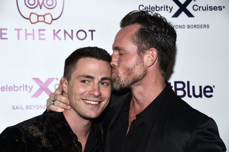 Colton Haynes & Jeff Leatham | Getty Images Photo by Amanda Edwards/WireImage