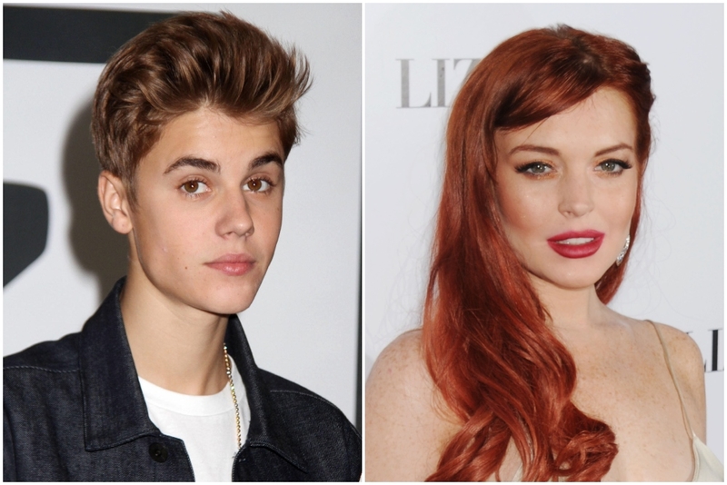 Bieber Dissing Lohan | Alamy Stock Photo