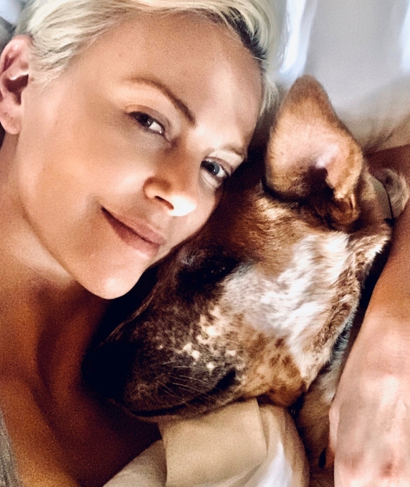 Charlize Theron: Tucker | Instagram/@charlizeafrica