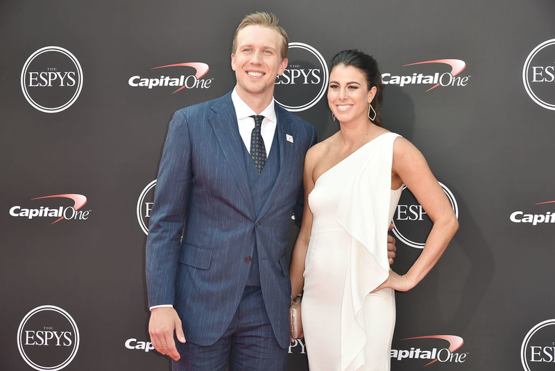 Nick Foles & Tori Foles | Getty Images Photo by David Crotty/Patrick McMullan 