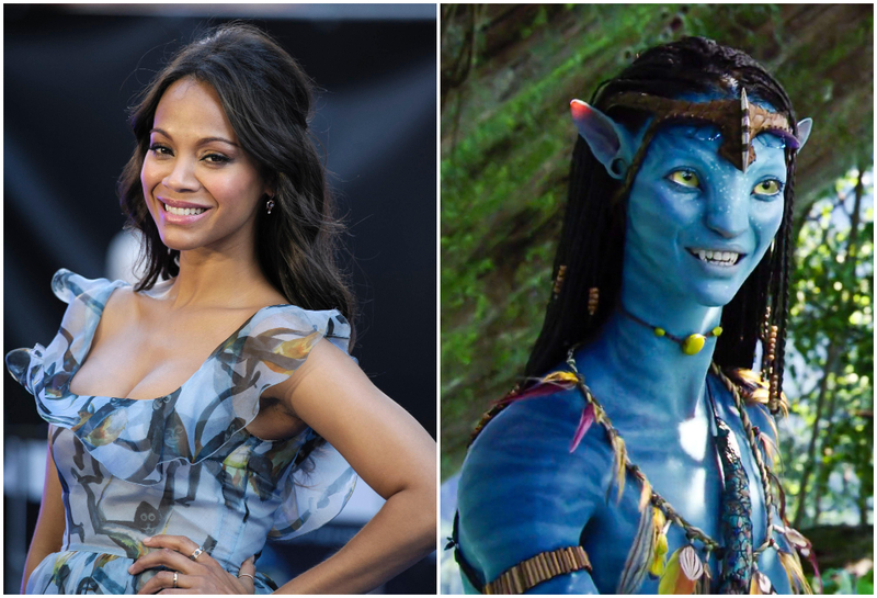 Zoe Saldana Got Buff for “Avatar” | Alamy Stock Photo by Julie Edwards/JEP Celebrity Photos & LANDMARK MEDIA