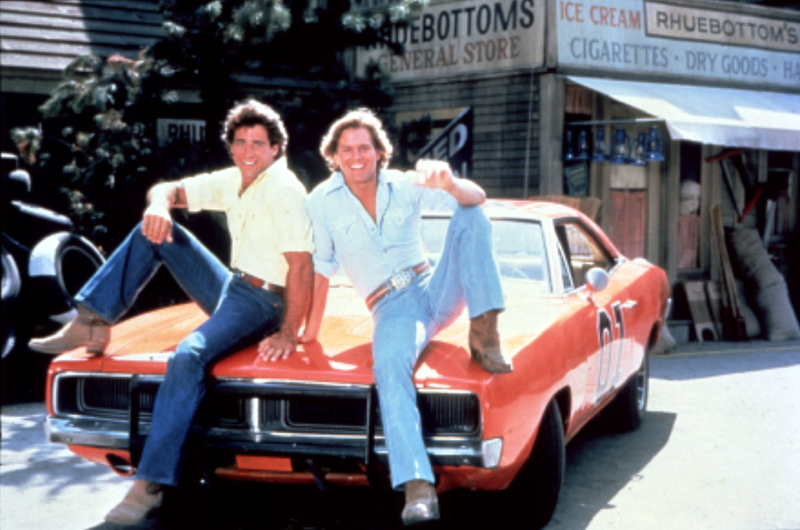 The Dukes of Hazzard (1979) - General Lee Dodge Charger: $450K | Alamy Stock Photo by Moviestore Collection Ltd