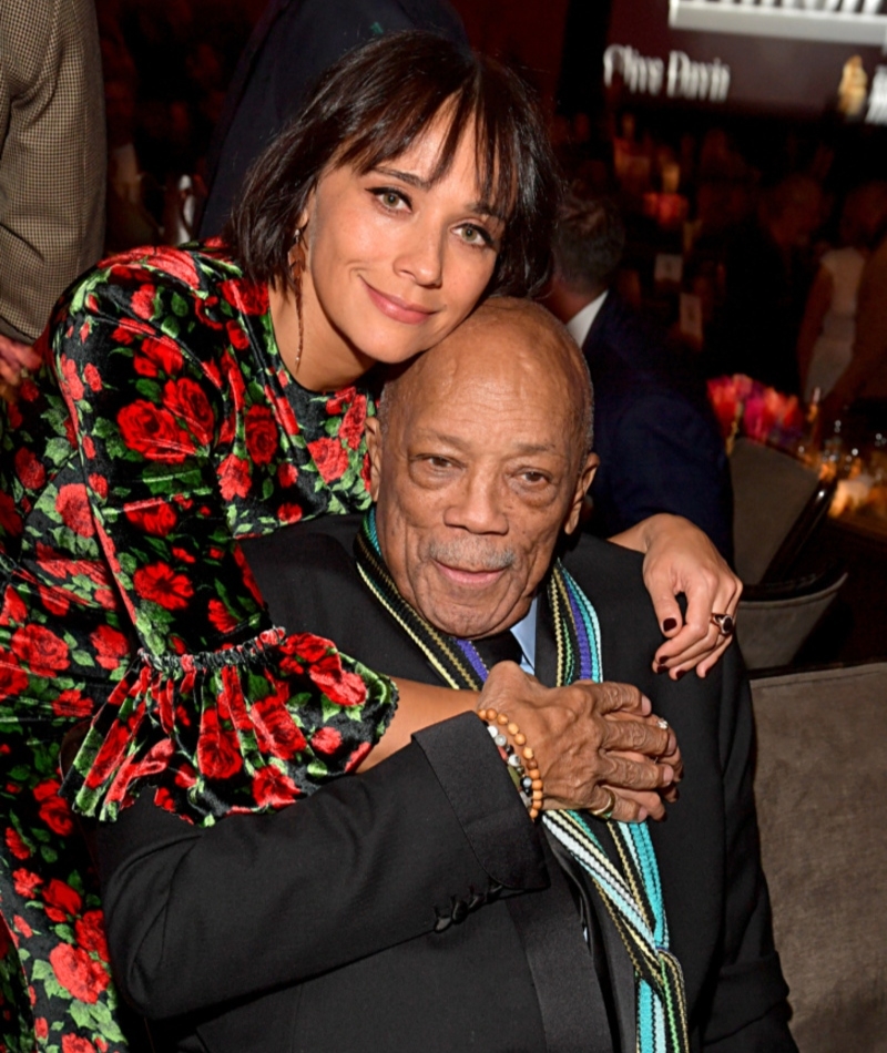 Rashida Jones & Quincy Jones | Getty Images Photo By Lester Cohen/Contributor