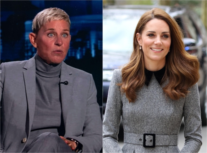 Ellen DeGeneres & Kate Middleton | Alamy Stock Photo