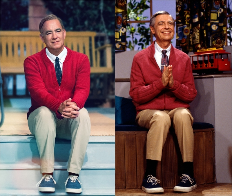 Tom Hanks & Fred Rogers | MovieStillsDB & Alamy Stock Photo