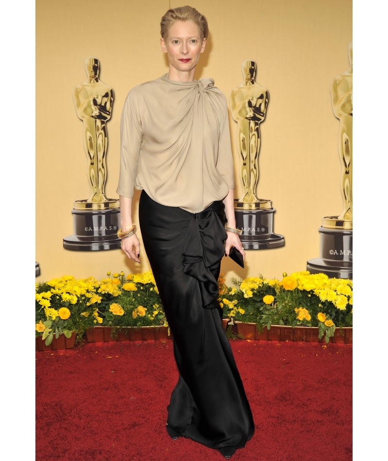 Tilda Swinton | Getty Images Photo by Kevin Mazur/WireImage