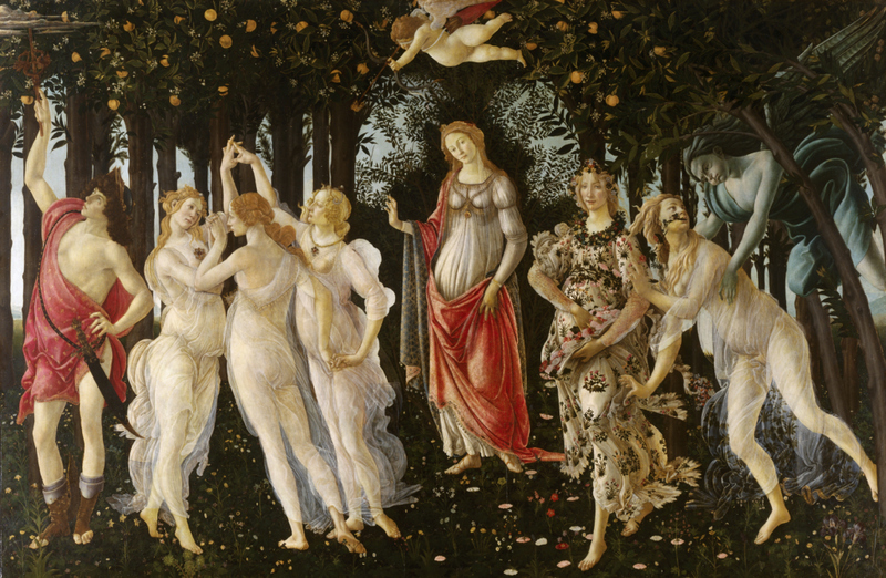 “Primavera” by Sandro Botticelli | Getty Images Photo by Thekla Clark/Summerfield Press/CORBIS 