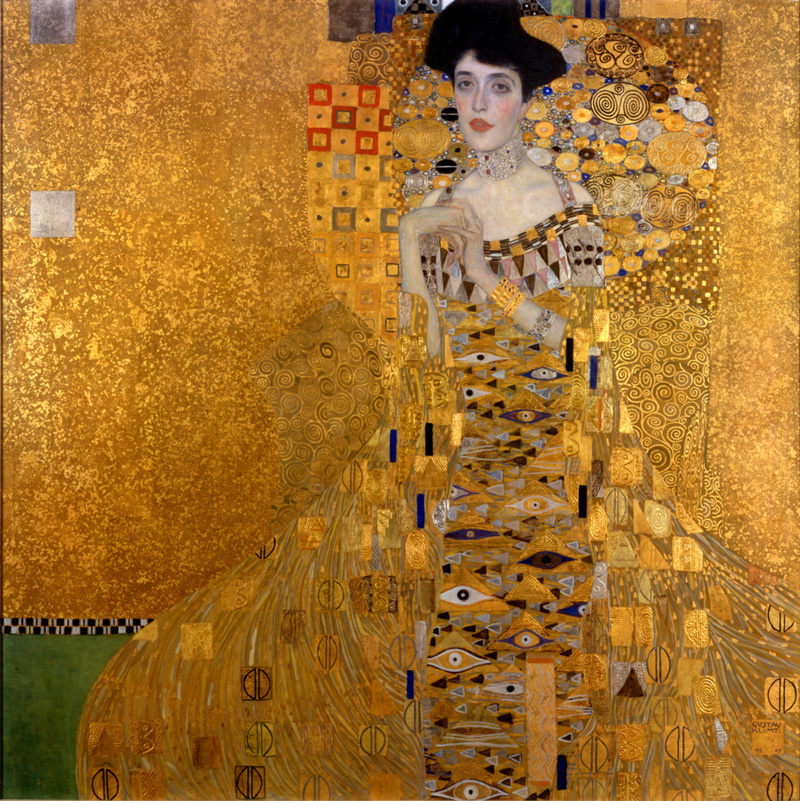 “Portrait of Adele Bloch-Bauer” by Gustav Klimt | Alamy Stock Photo by The Picture Art Collection