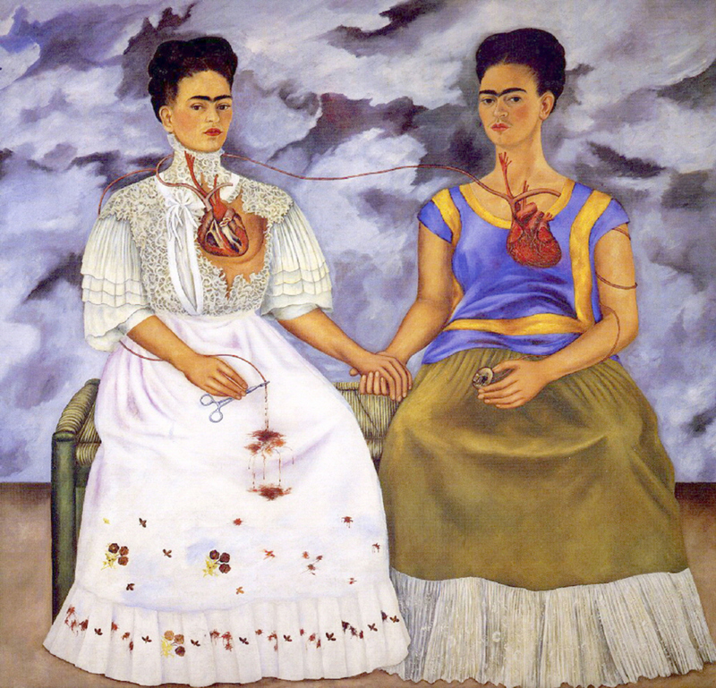 “The Two Fridas,” by Frida Kahlo | Alamy Stock Photo by Archivart 