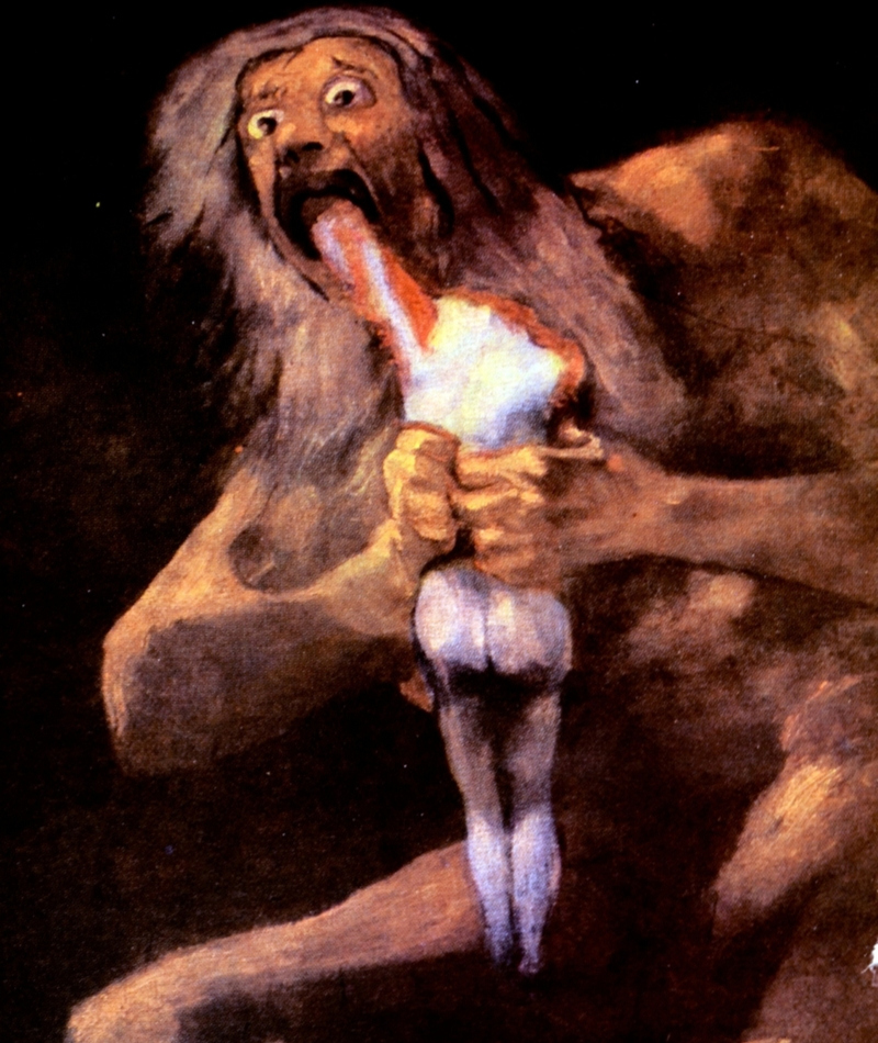 “Saturn Devouring His Son” by Francisco Goya | Getty Images Photo by Universal History Archive/UIG