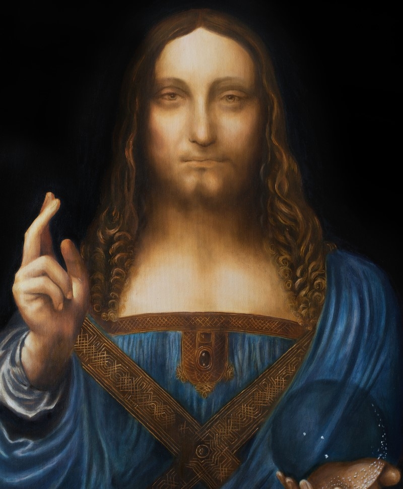 “Salvator Mundi” by Leonardo da Vinci | Jozef Klopacka/Shutterstock