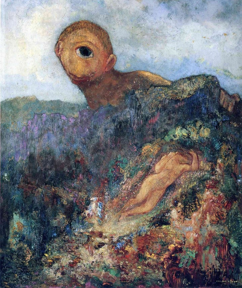 “Cyclops” by Odilon Redon | Alamy Stock Photo by Art Heritage