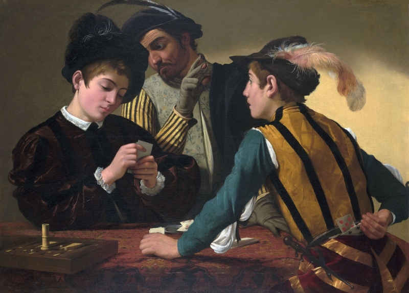 “Cardsharps” by Caravaggio | Getty Images Photo by Photo12/Universal Images Group