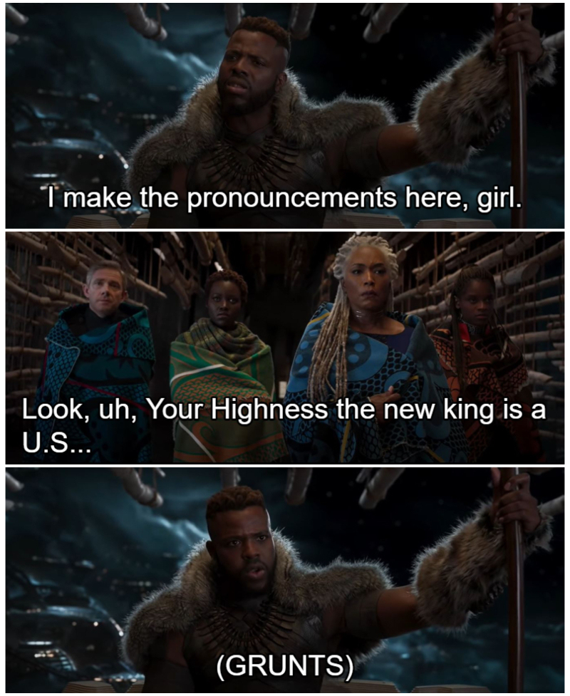 M’Baku improvisó y quedó en 