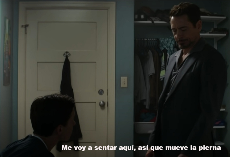 Robert Downey Jr. improvisa para evitar otra toma | Youtube.com/TopMovieClips