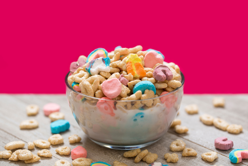 She Loves Lucky Charms Cereal | Shutterstock