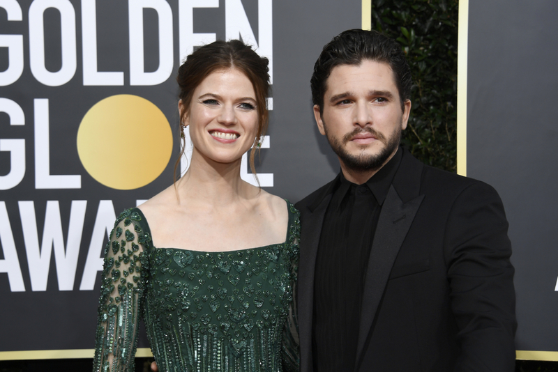 G.O.T. Rose Leslie and Kit Harington | Getty Images Photo by Kevork Djansezian/NBC