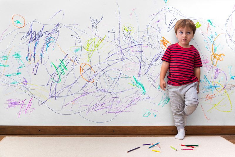 Get Rid of Wall Drawings | Shutterstock