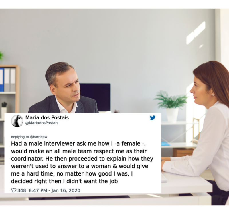 Mansplaining | Shutterstock & Twitter/@MariadosPostais