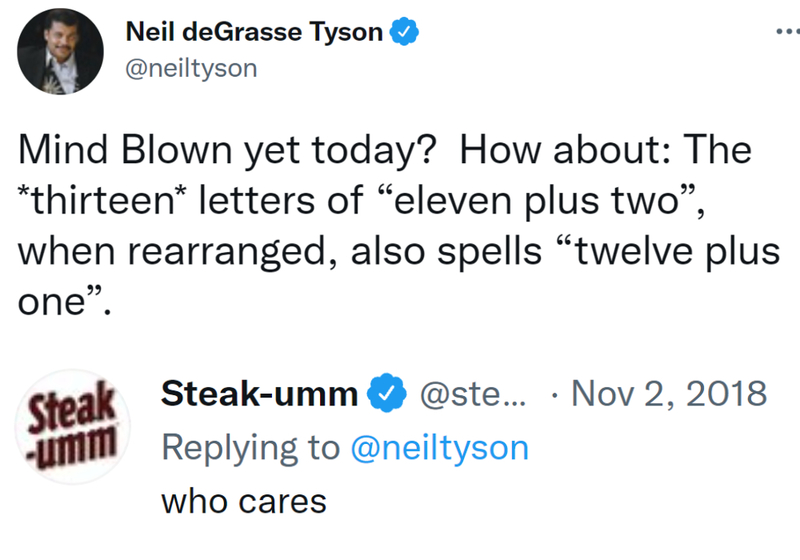 Consider Him Well-Done | Twitter/@neiltyson