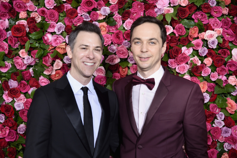 Todd Spiewak y Jim Parsons | Getty Images Photo by Steven Ferdman/Patrick McMullan 