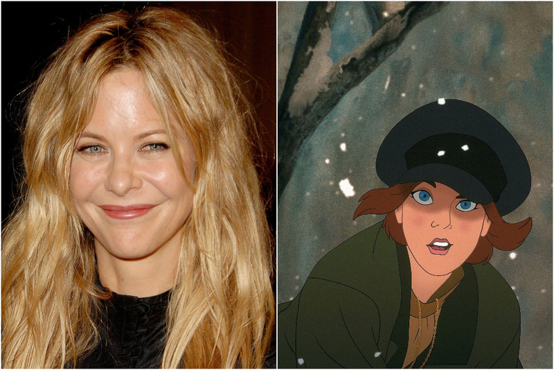 Meg Ryan – Anastasia | Getty Images Photo by Jon Kopaloff/FilmMagic & Alamy Stock Photo 