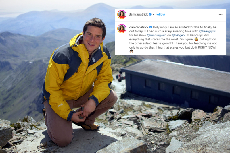 Time with Bear Grylls | Alamy Stock Photo by Barrie Neil & Instagram/@danicapatrick