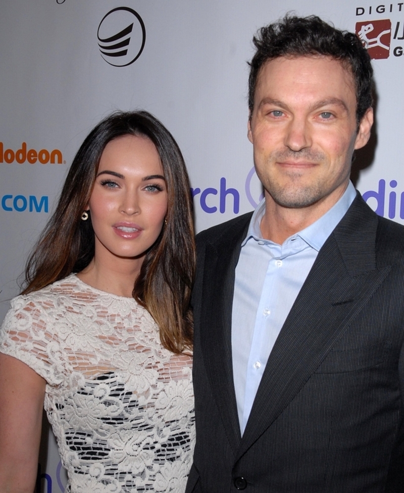 Megan Fox and Brian Austin Green | s_bukley/Shutterstock