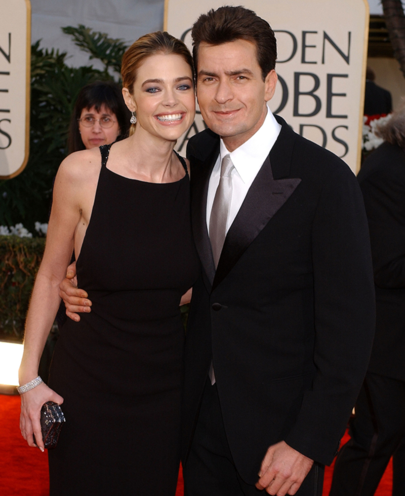 Denise Richards and Charlie Sheen | Getty Images Photo by Gregg DeGuire/WireImage