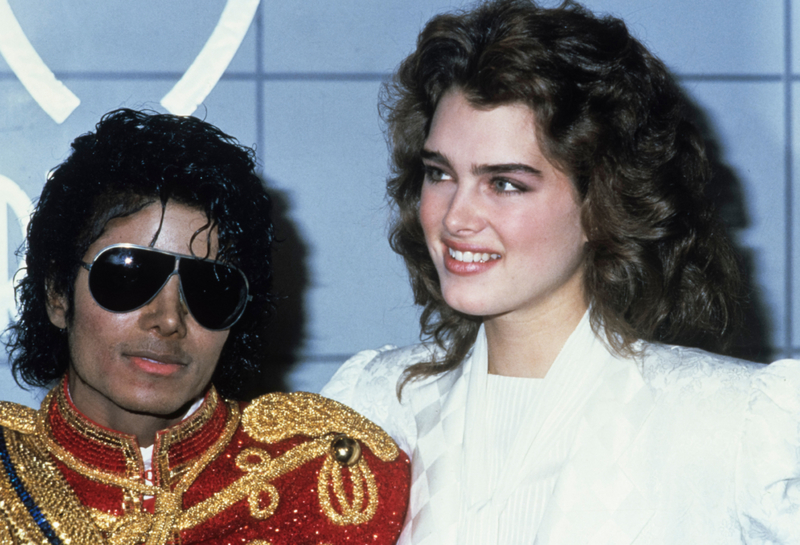 Michal Jackson and Brooke Shields | Alamy Stock Photo