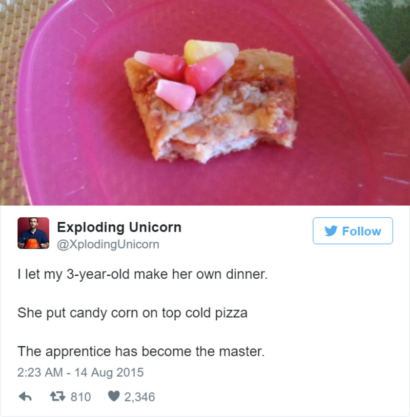 Candy Pizza | Twitter.com/XplodingUnicorn