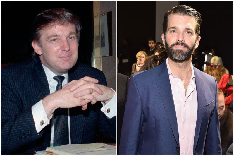 Donald Trump y Donald Trump, Jr. | Getty Images Photo by Bettmann & Theo Wargo