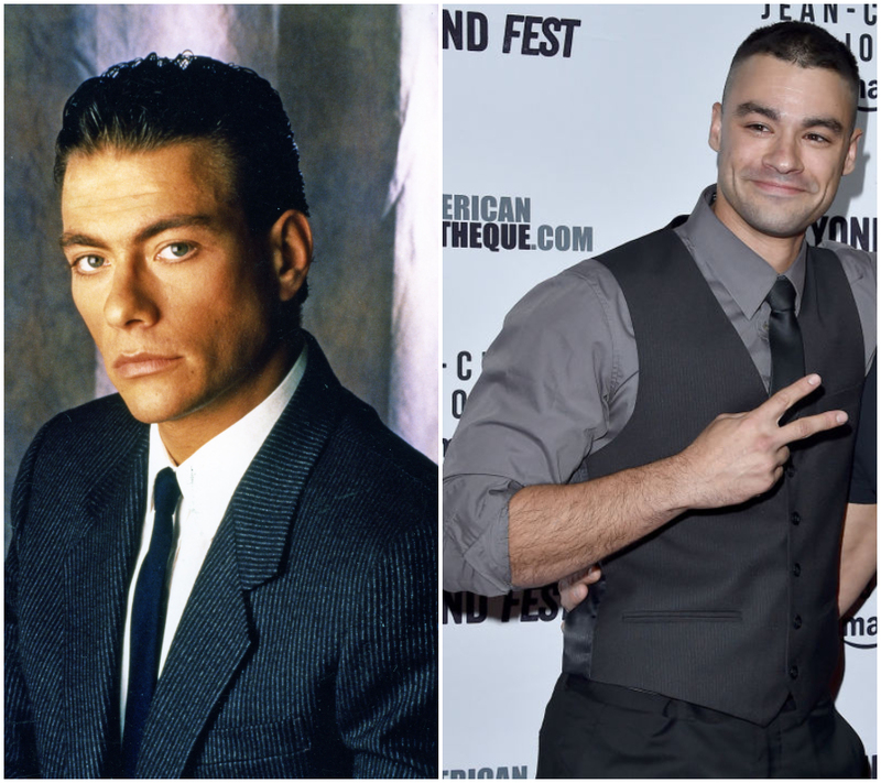 Jean-Claude Van Damme y Kristopher Van Varenberg | Alamy Stock Photo by Pictorial Press Ltd & Getty Images Photo by Bauer-Griffin/FilmMagic