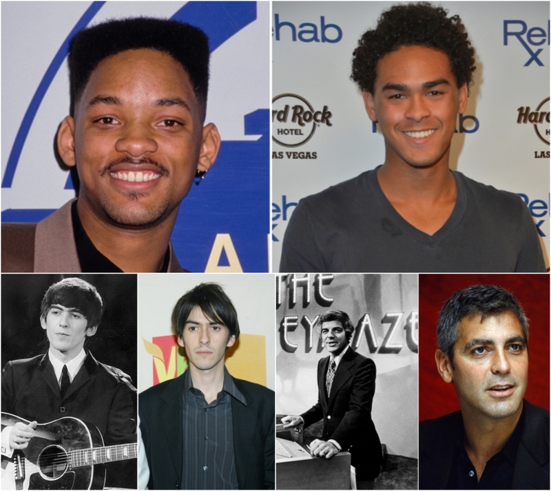 De tal palo tal astilla: las celebridades y sus hijos a la misma edad – parte 2 | Getty Images Photo by Vinnie Zuffante/Michael Ochs Archives & Mindy Small/FilmMagic & staff & Stephen Lovekin/FilmMagic & Alamy Stock Photo by Courtesy Everett Collection & PictureLux/The Hollywood Archive