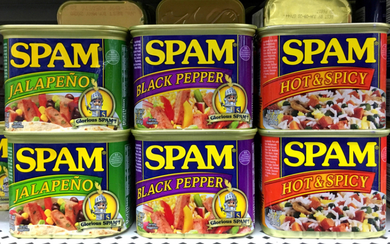 Spam Snacks | Sheila Fitzgerald/Shutterstock