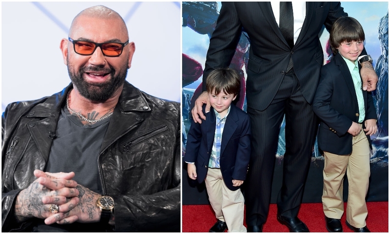 Aiden y Jacob: nietos de Dave Bautista | Getty Images Photo by Rich Polk & Alberto E. Rodriguez