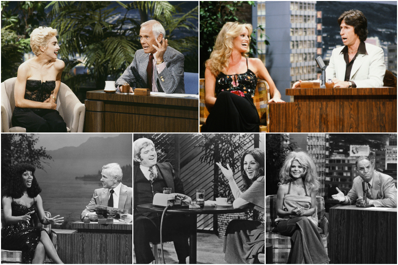 Los momentos más icónicos y vergonzosos en la historia de los talk show nocturnos | Getty Images Photo by Wendy Perl/NBCU Photo Bank & NBCU Photo Bank/NBCUniversal & Joey Del Valle/NBCU Photo Bank/NBCUniversal & NBCU Photo Bank & Frank Carroll/NBCU Photo Bank/NBCUniversal