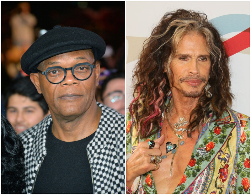 Samuel L. Jackson and Steven Tyler-1948 | Shutterstock/Getty Images Photo by Jean Baptiste Lacroix